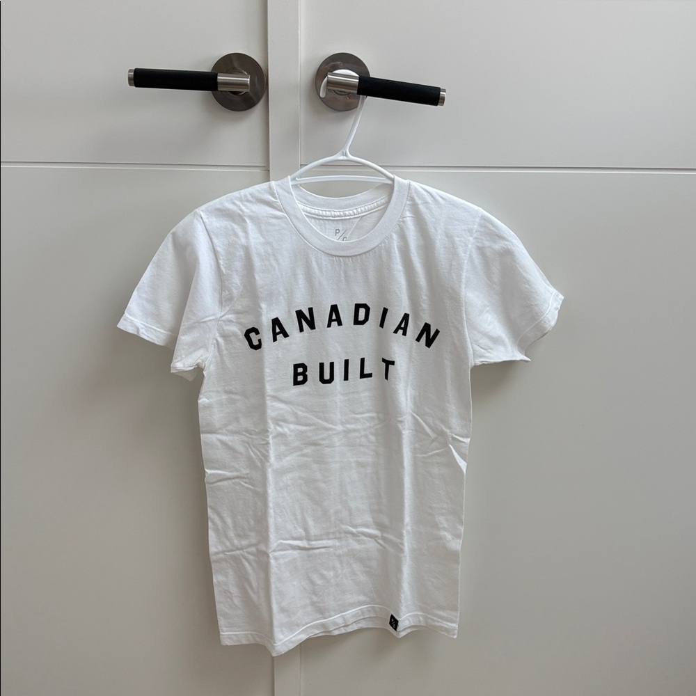 Peace Collective Canadian Built White Cotton T-Shirt Canada
